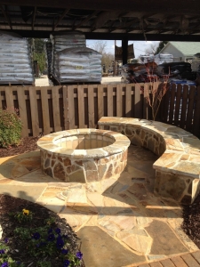 Flagstone Fire Pit